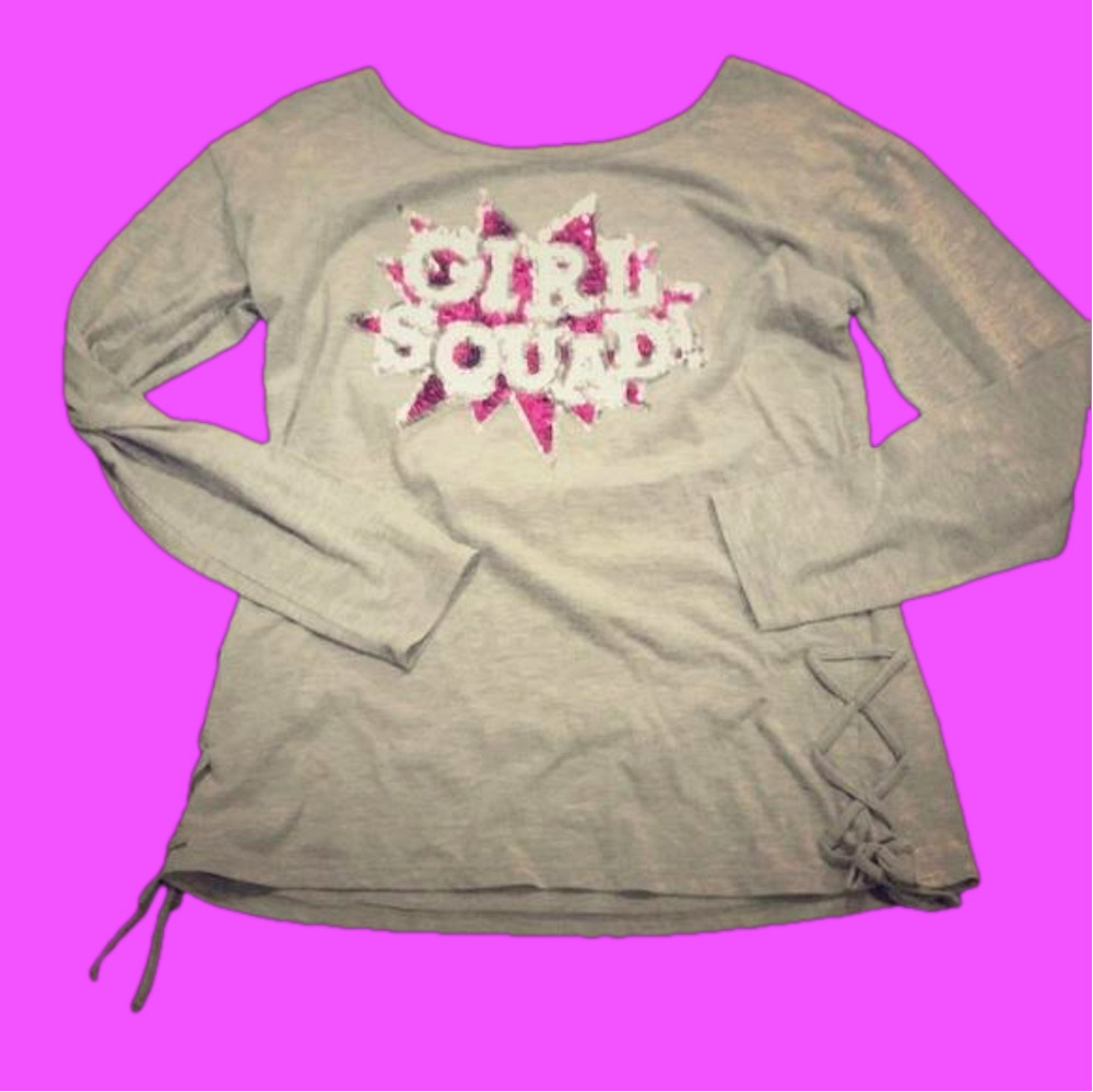 NWOT Girl Squad sparkle shirt 14